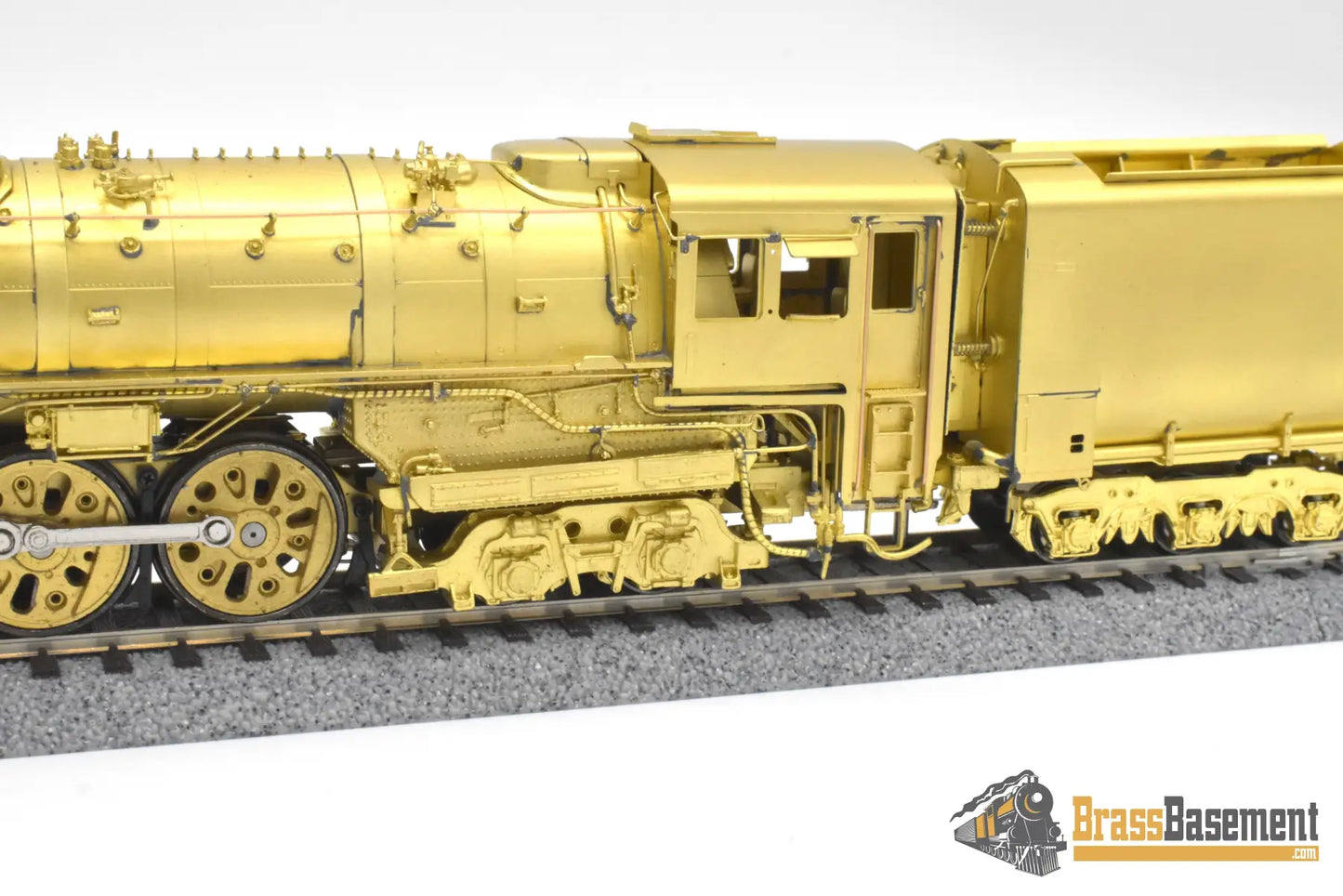 HO Brass - OMI 1577 Milwaukee Road ’S3’ 4-8-4 Northern Square Boiler Front Coal Tender - Unpainted Steam