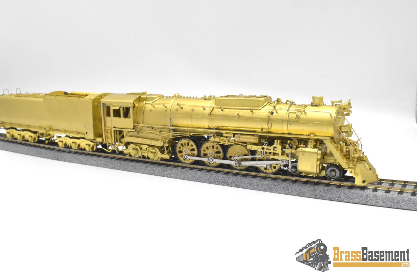 HO Brass - OMI 1577 Milwaukee Road ’S3’ 4-8-4 Northern Square Boiler Front Coal Tender - Unpainted Steam