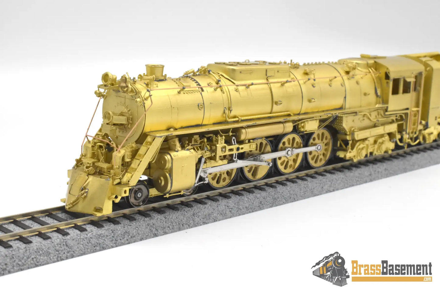 HO Brass - OMI 1577 Milwaukee Road ’S3’ 4-8-4 Northern Square Boiler Front Coal Tender - Unpainted Steam
