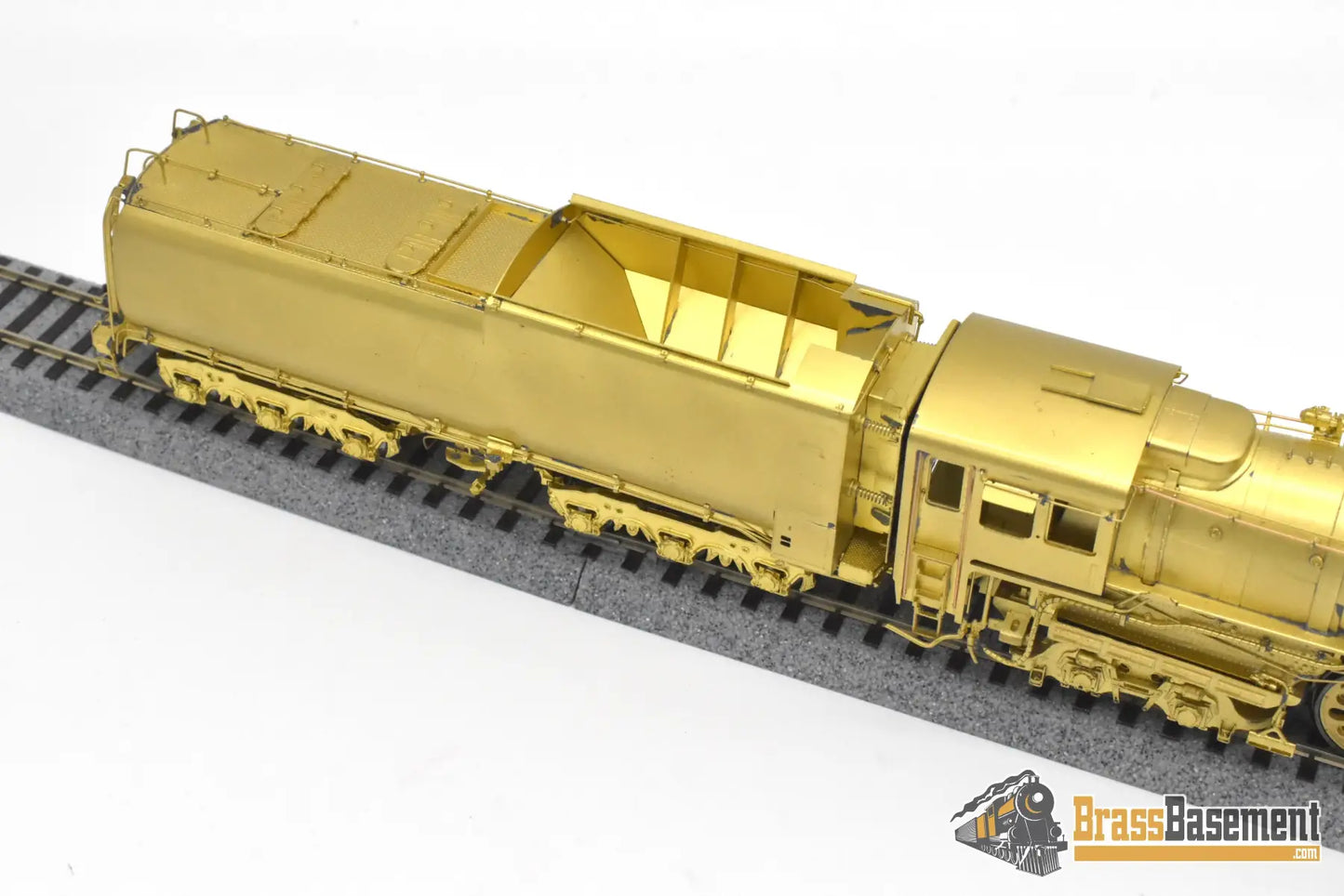 HO Brass - OMI 1577 Milwaukee Road ’S3’ 4-8-4 Northern Square Boiler Front Coal Tender - Unpainted Steam