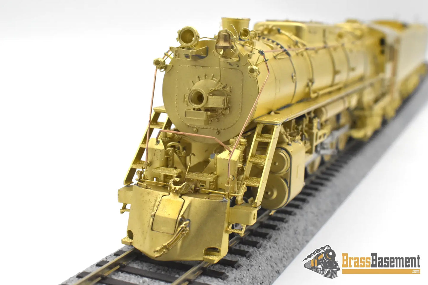 HO Brass - OMI 1577 Milwaukee Road ’S3’ 4-8-4 Northern Square Boiler Front Coal Tender - Unpainted Steam