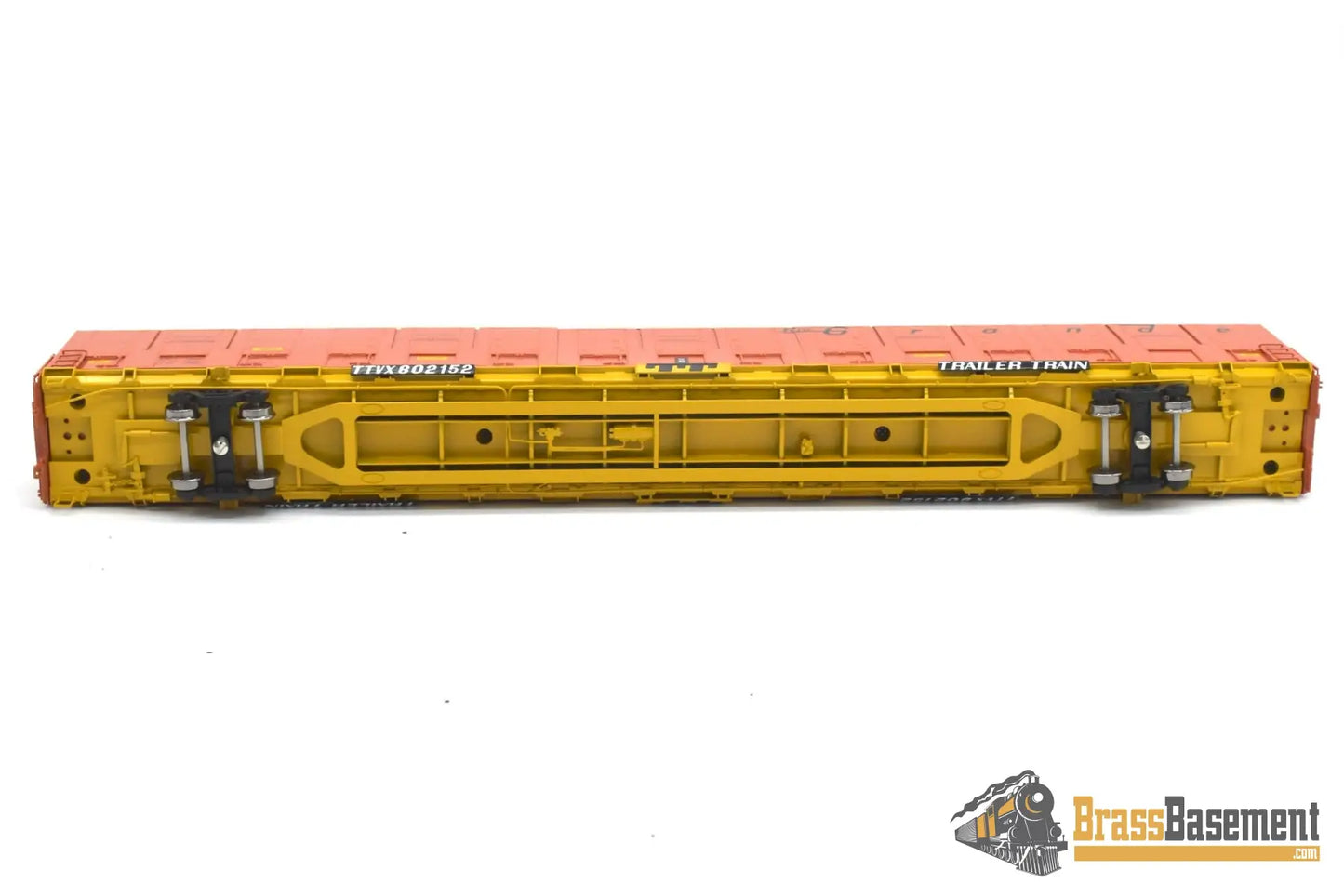 HO Brass - OMI 3010.11 Rio Grande DRGW #802152 Vert-A-Pac Auto Carrier - FP Orange Freight