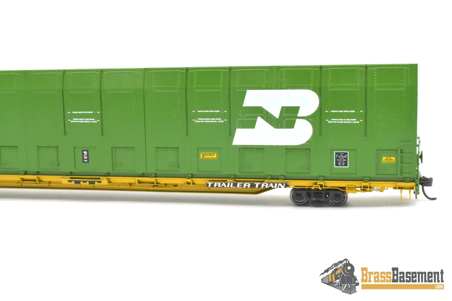 HO Brass - OMI 3010.2 Burlington Northern BN #801924 Vert-A-Pac Auto Carrier - FP Green Freight