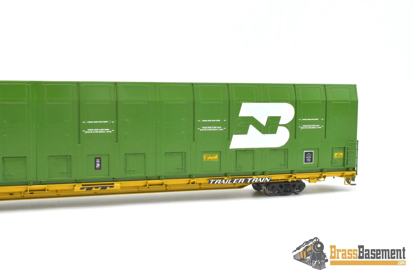 HO Brass - OMI 3010.2 Burlington Northern BN #801924 Vert-A-Pac Auto Carrier - FP Green Freight