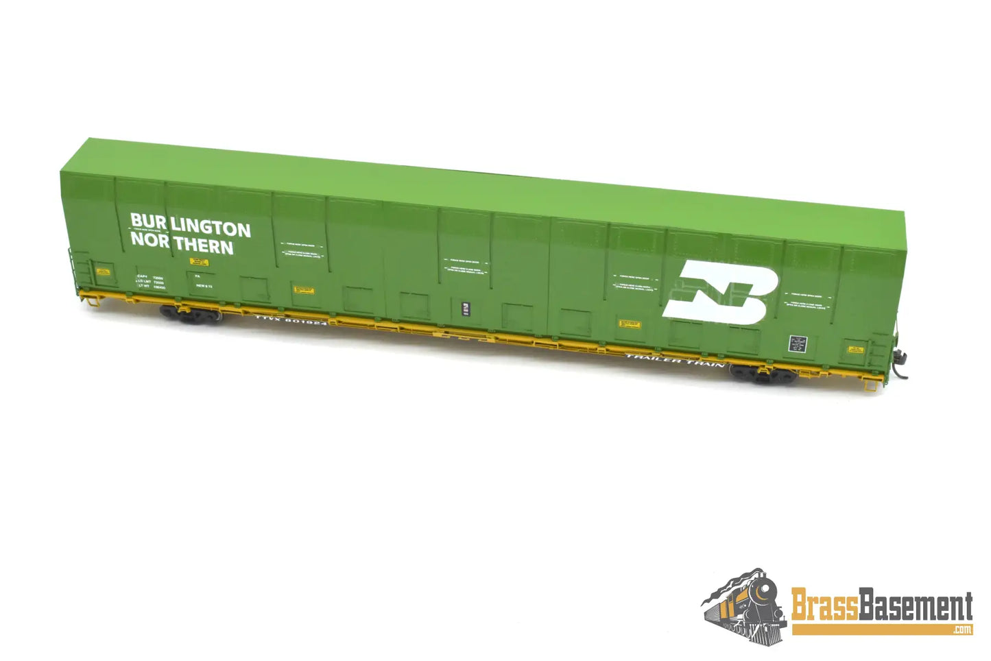 HO Brass - OMI 3010.2 Burlington Northern BN #801924 Vert-A-Pac Auto Carrier - FP Green Freight