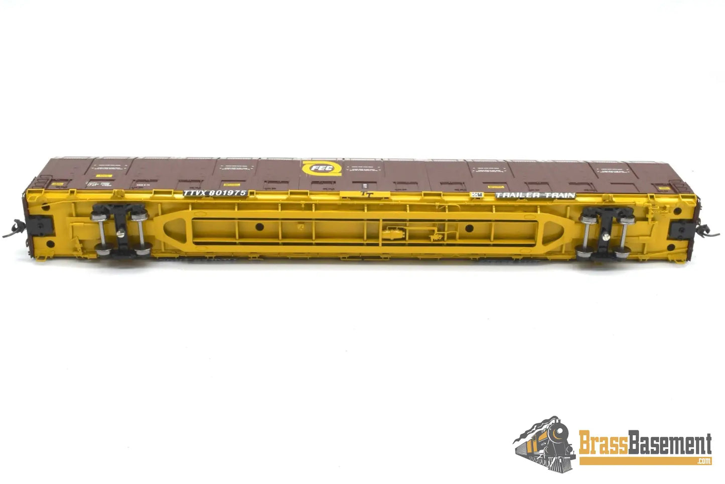 HO Brass - OMI 3010.3 Florida East Coast FEC Vert-A-Pac Auto Carrier - FP Brown Freight