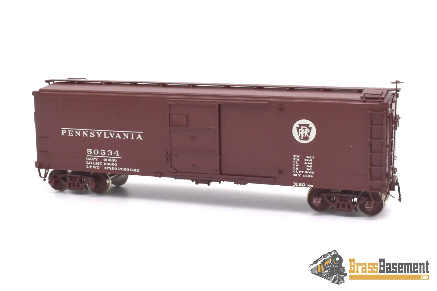 Ho Brass - Omi 3015.1 Overland Pennsylvania Rr Prr X - 29 #50534 Cpomi Freight