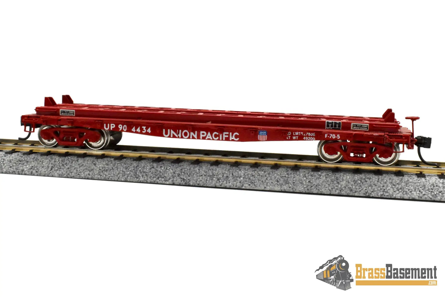 HO Brass OMI 3024.1 Union Pacific UP 42’ Wheel Transport Flat Car F 50 15 CP Freight