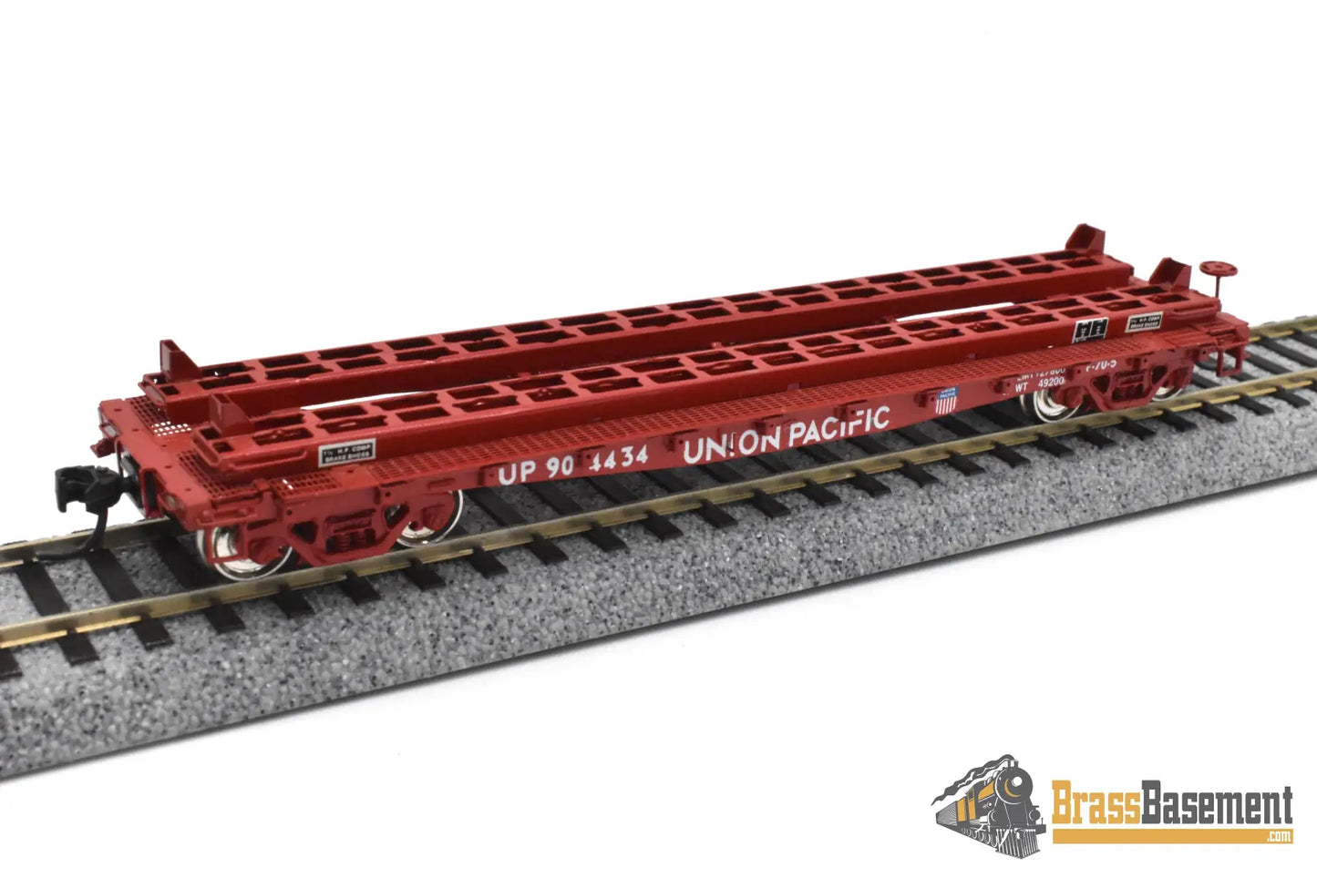 HO Brass OMI 3024.1 Union Pacific UP 42’ Wheel Transport Flat Car F 50 15 CP Freight