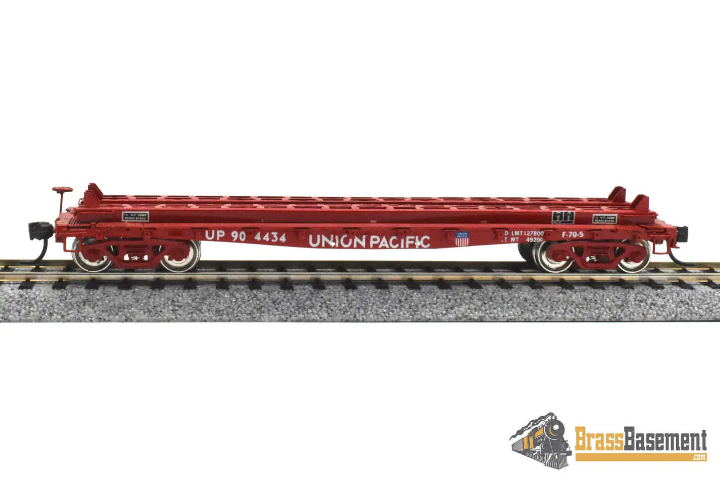 HO Brass OMI 3024.1 Union Pacific UP 42’ Wheel Transport Flat Car F 50 15 CP Freight