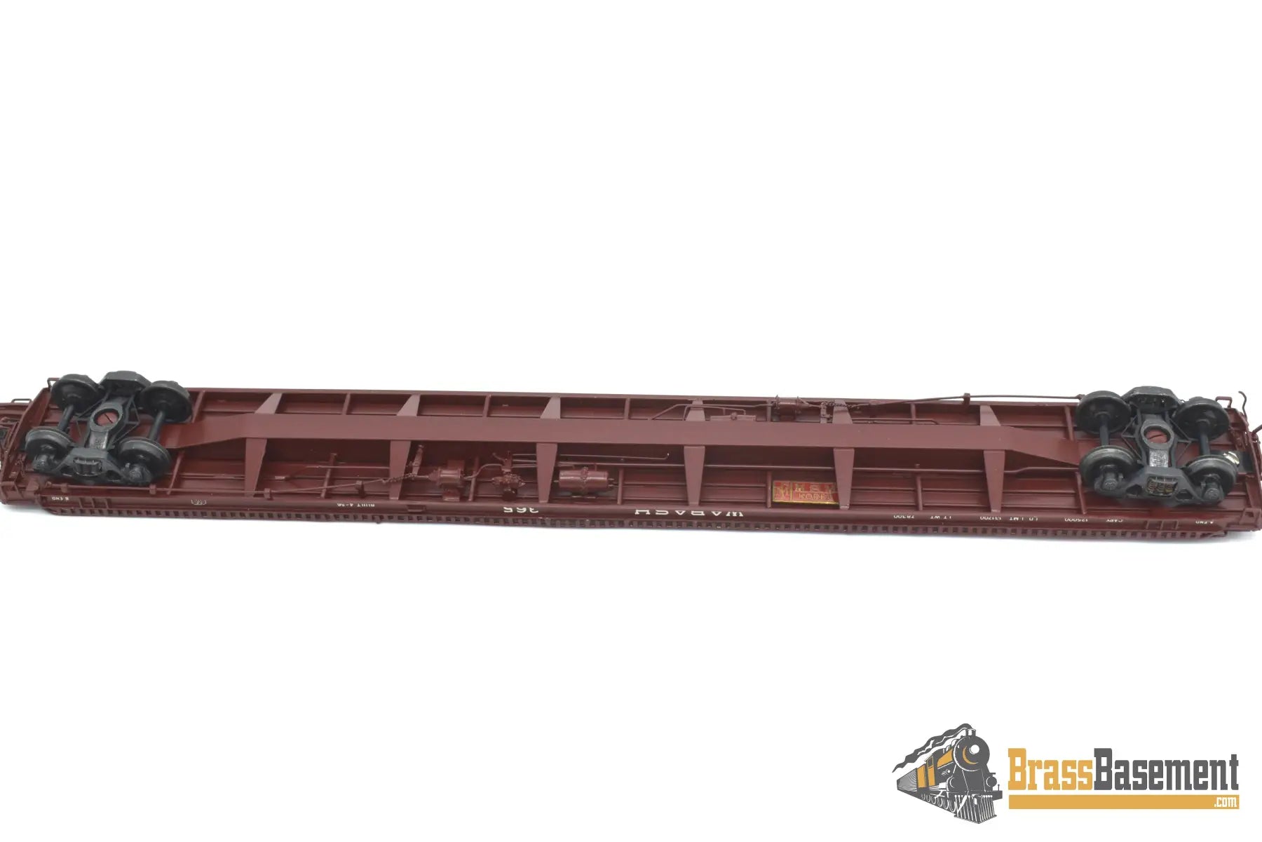 Ho Brass - Omi 3033.2 F - 39 Wabash Tructrain Flat Car #365 Custom Painted Freight