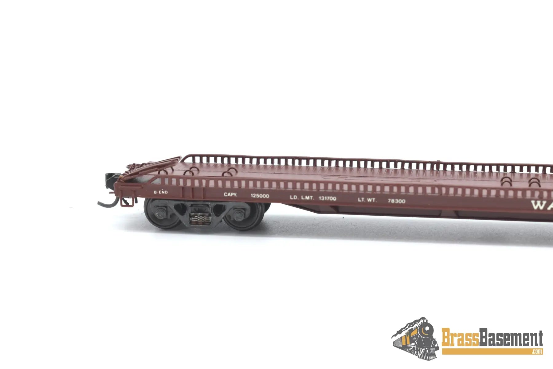 Ho Brass - Omi 3033.2 F - 39 Wabash Tructrain Flat Car #365 Custom Painted Freight