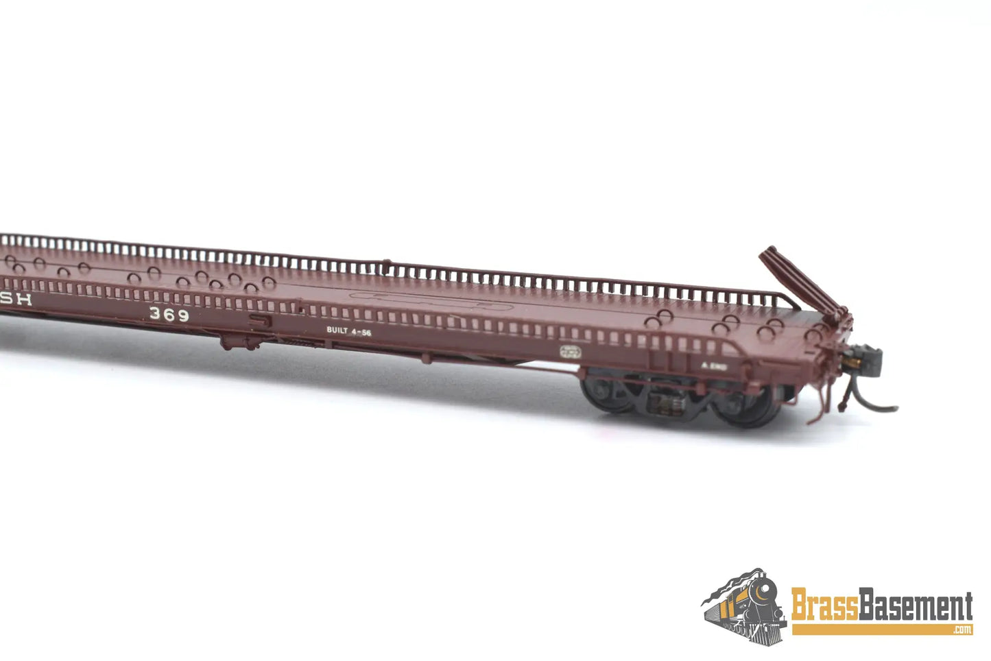 Ho Brass - Omi 3033.2 F - 39 Wabash Tructrain Flat Car #369 Custom Painted Freight