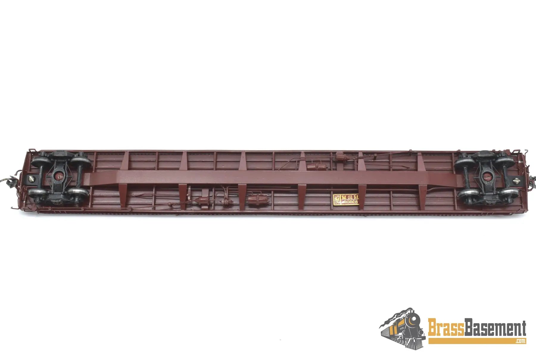 Ho Brass - Omi 3033.2 F - 39 Wabash Tructrain Flat Car #369 Custom Painted Freight