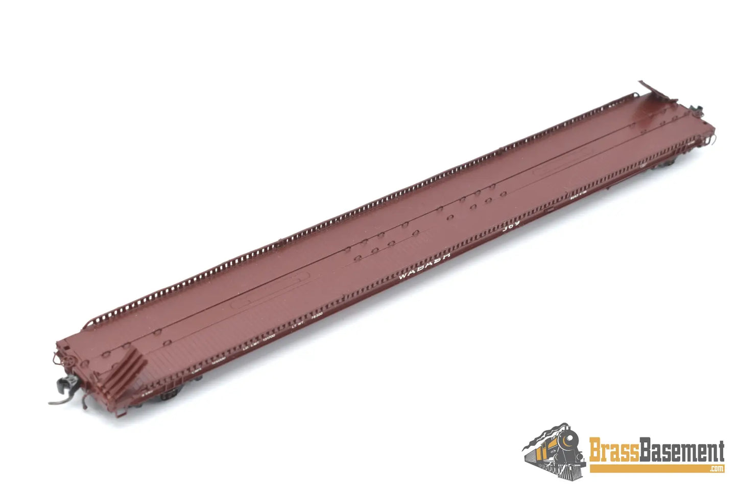 Ho Brass - Omi 3033.2 F - 39 Wabash Tructrain Flat Car #369 Custom Painted Freight