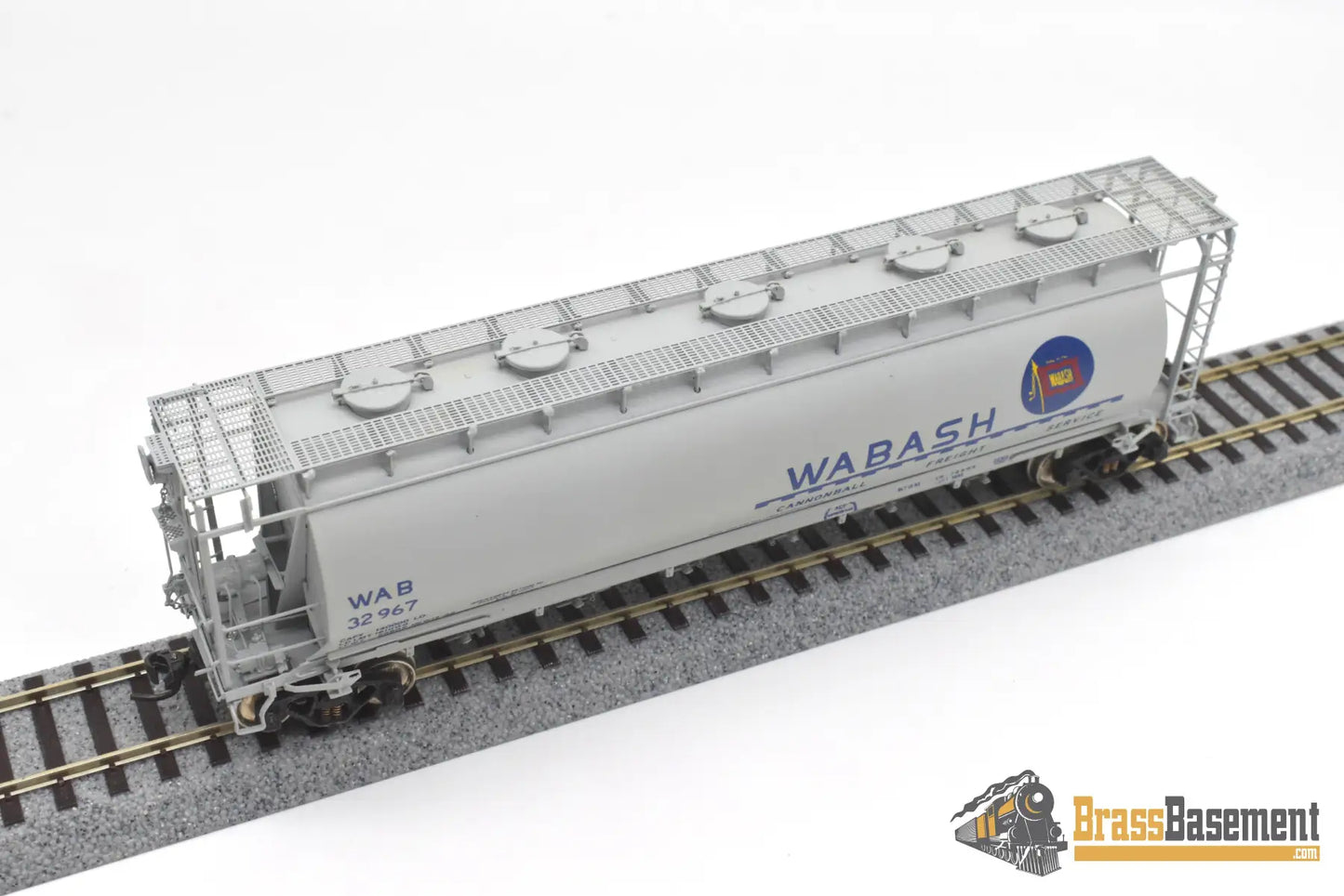 Ho Brass - Omi 3037 Wabash Cylindrical Covered Hopper Hc-60 #32967 Cpomi Freight
