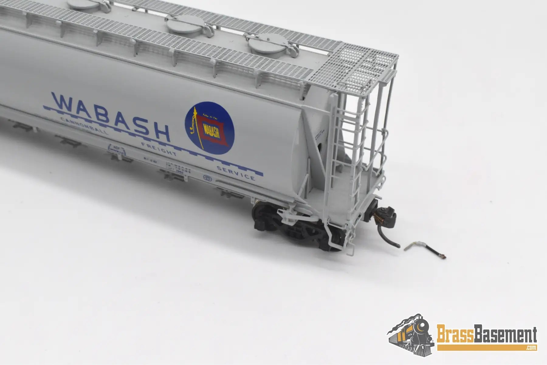 Ho Brass - Omi 3037 Wabash Cylindrical Covered Hopper Hc-60 #32983 Cpomi Freight