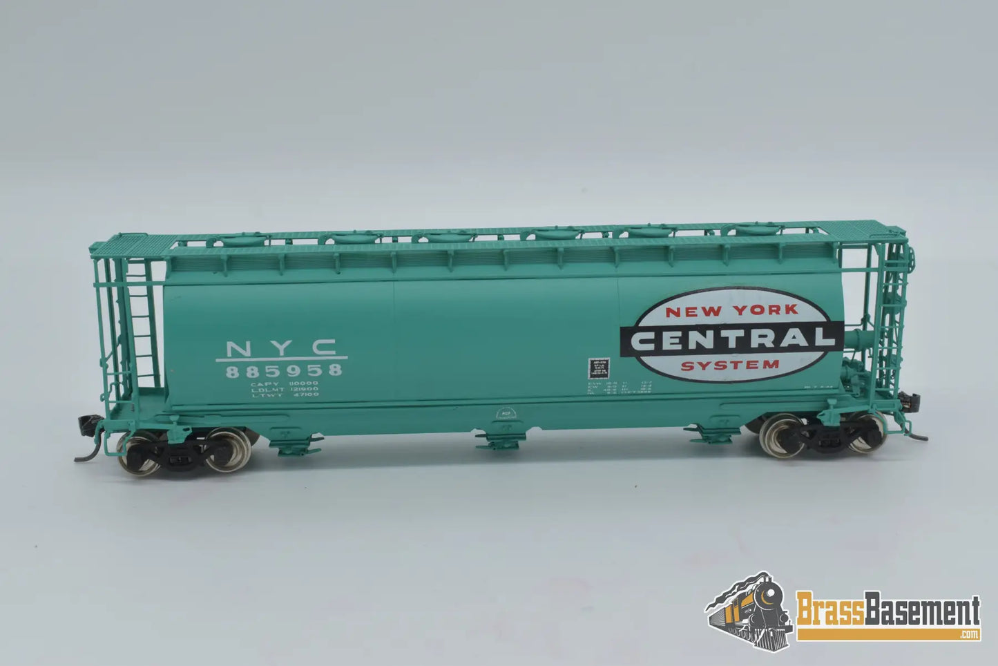 Ho Brass - Omi 3039 New York Central Nyc Acf Cylindrical Covered Hopper C/P