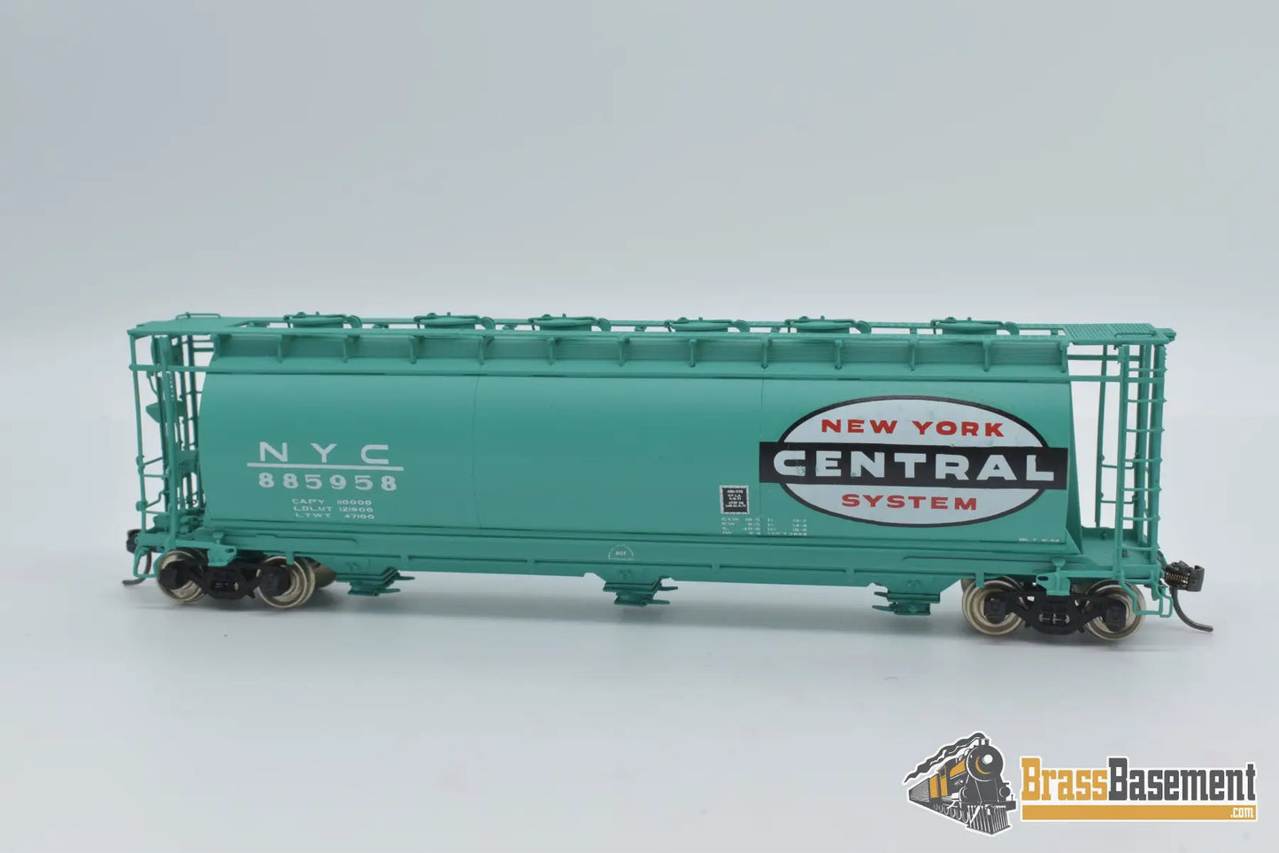 Ho Brass - Omi 3039 New York Central Nyc Acf Cylindrical Covered Hopper C/P