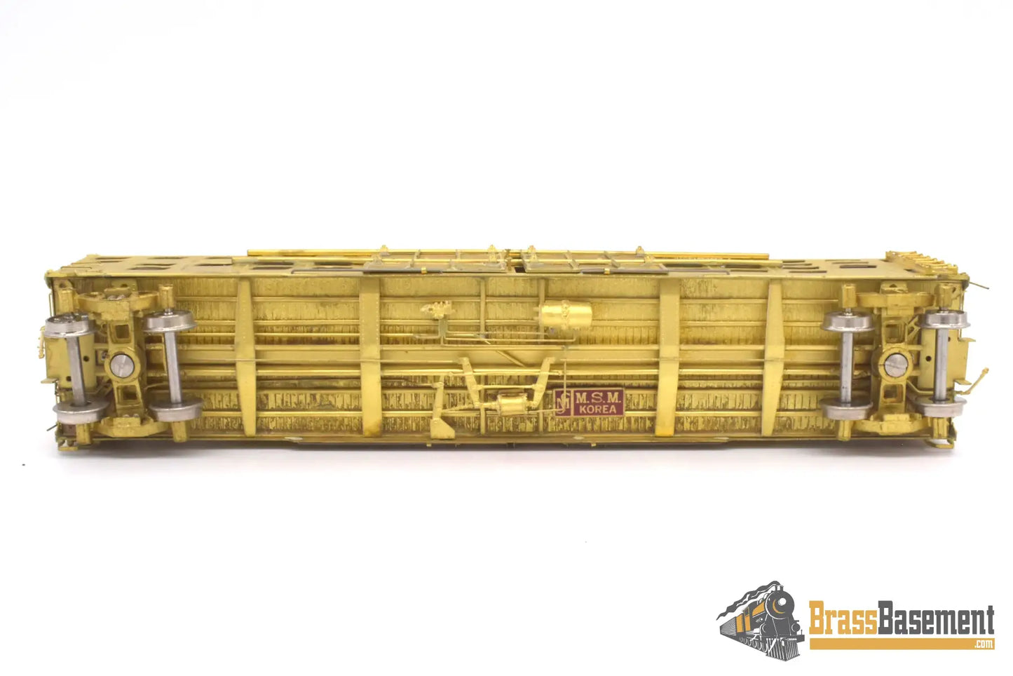 Ho Brass - Omi 3057 Overland Baltimore & Ohio B&O Pig Sheep Car ’S - 2’ Unpainted Freight