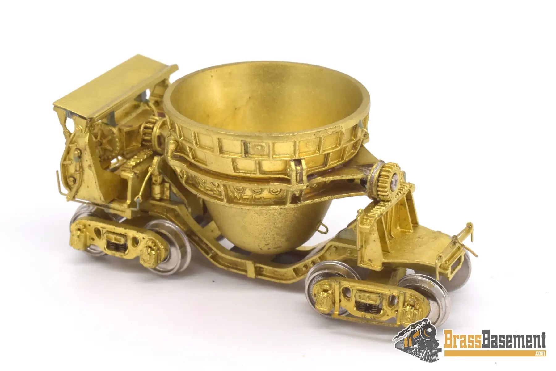 Ho Brass - Omi 3060 Treadwell Cinder Car Unpainted M.s Models Freight