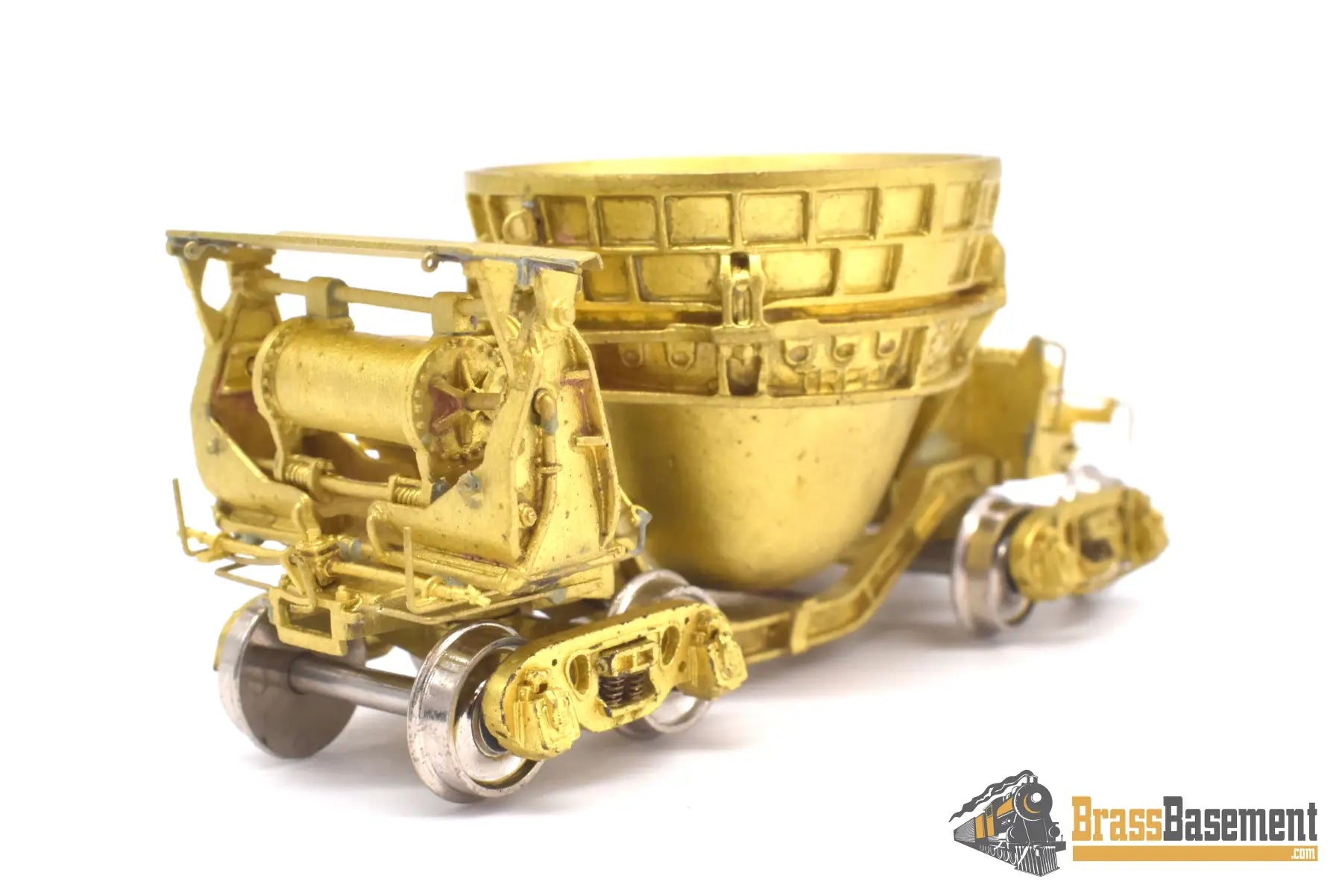 Ho Brass - Omi 3060 Treadwell Cinder Car Unpainted M.s Models Freight