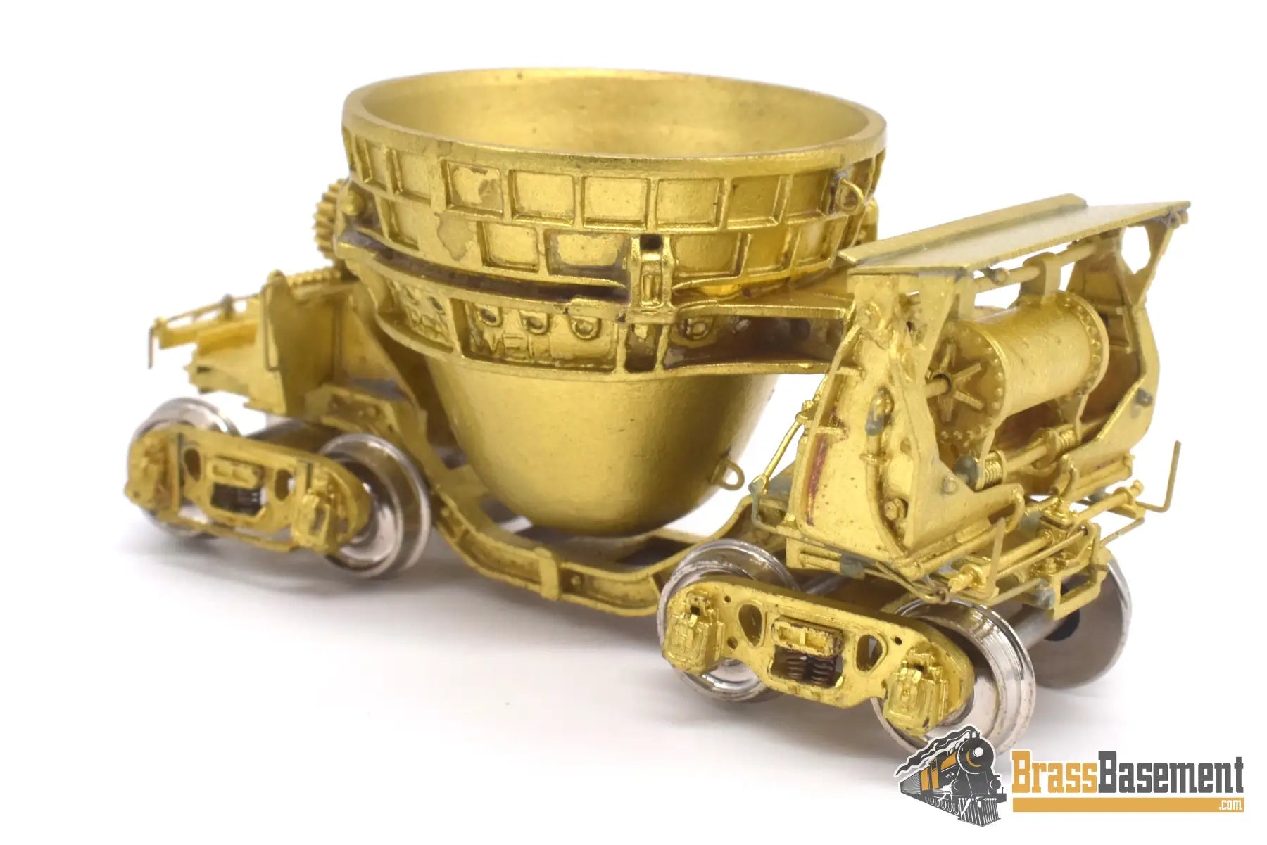 Ho Brass - Omi 3060 Treadwell Cinder Car Unpainted M.s Models Freight