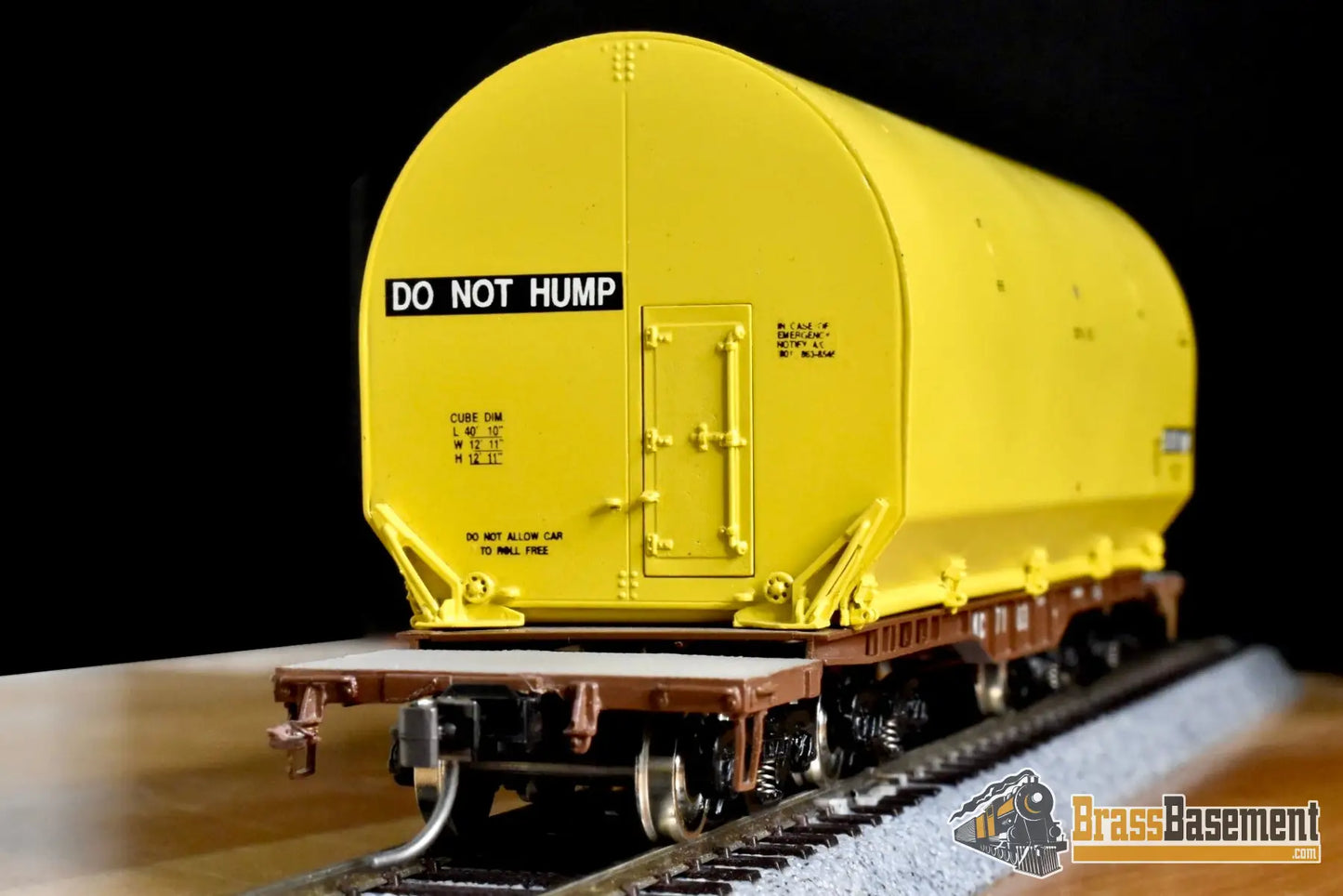 HO Brass OMI 3081.2 KCS Kansas City Southern NASA Shuttle Solid Rocket Motor Rail Car FP Freight