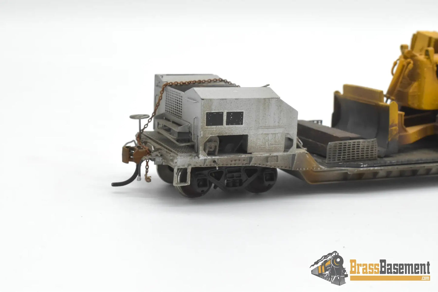 HO Brass - OMI 3321.1 Union Pacific UP Bulldozer Wreck flat Car #905268 w/ BullDozer Freight