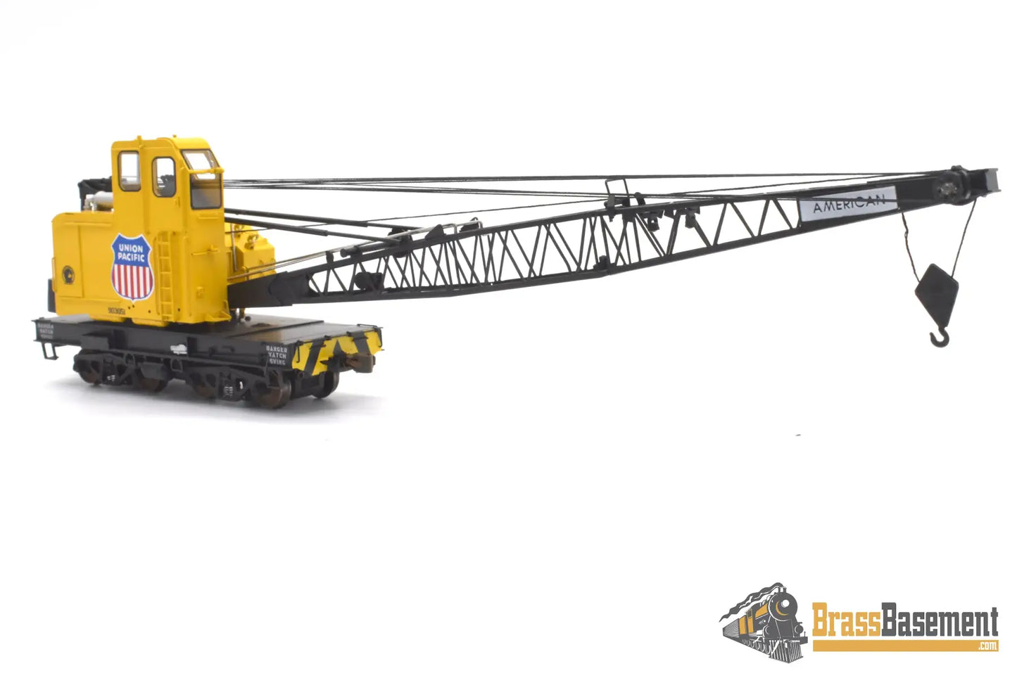 Ho Brass - Omi 3322.1 Union Pacific Up American Crane 5030 - De #903051 Armor Yellow Mint Freight