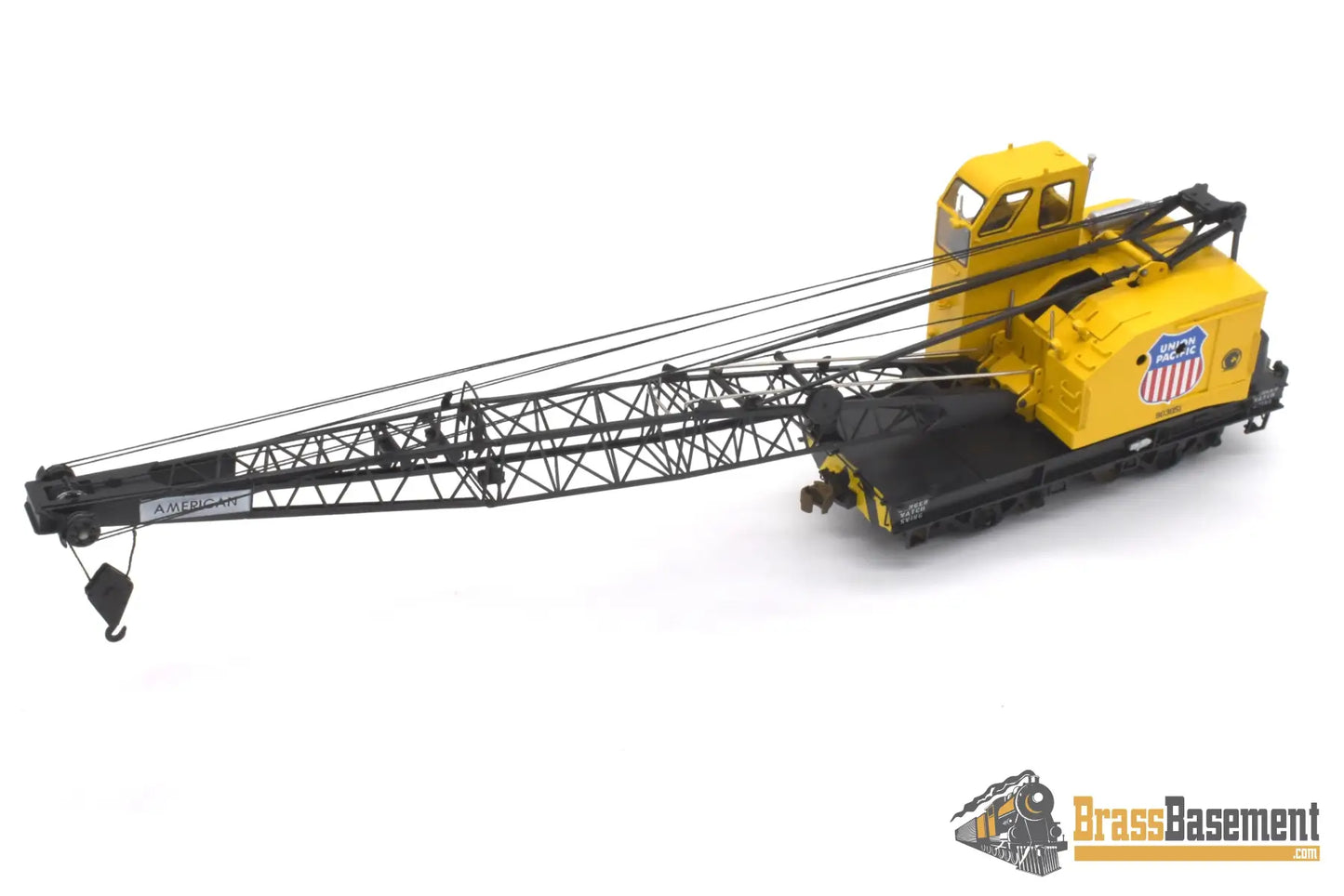 Ho Brass - Omi 3322.1 Union Pacific Up American Crane 5030 - De #903051 Armor Yellow Mint Freight