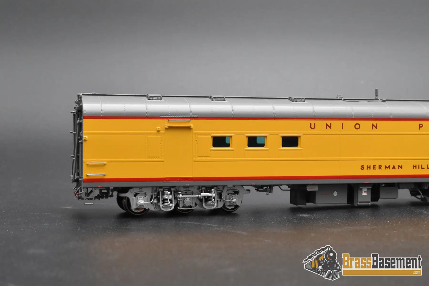 HO Brass – Overland Models UP ‘Sherman Hill’ Car – F/P – Mint HO Brass Passenger Car