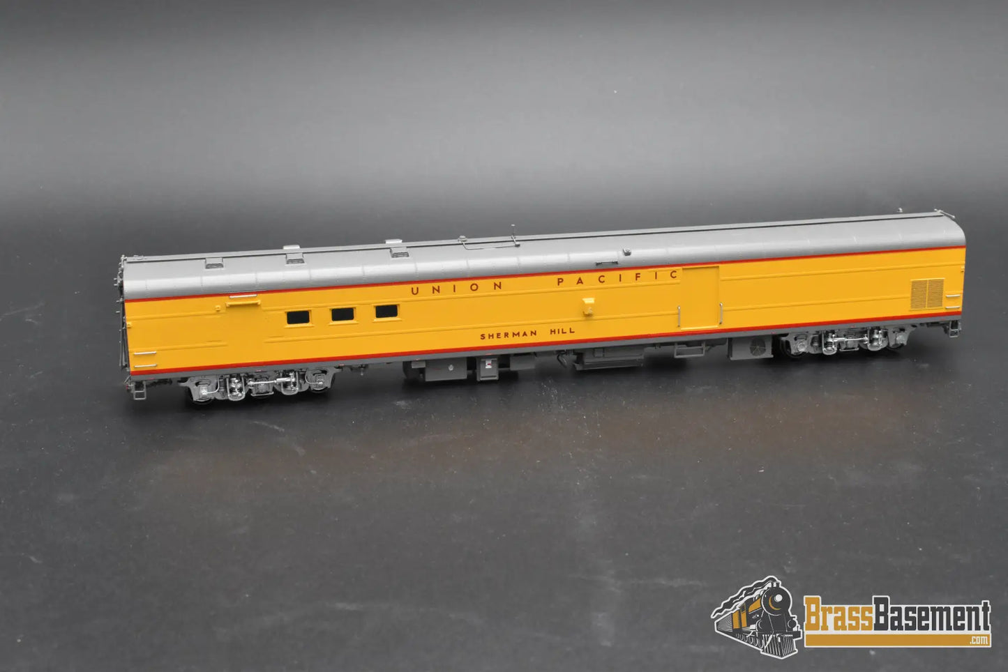 HO Brass – Overland Models UP ‘Sherman Hill’ Car – F/P – Mint HO Brass Passenger Car