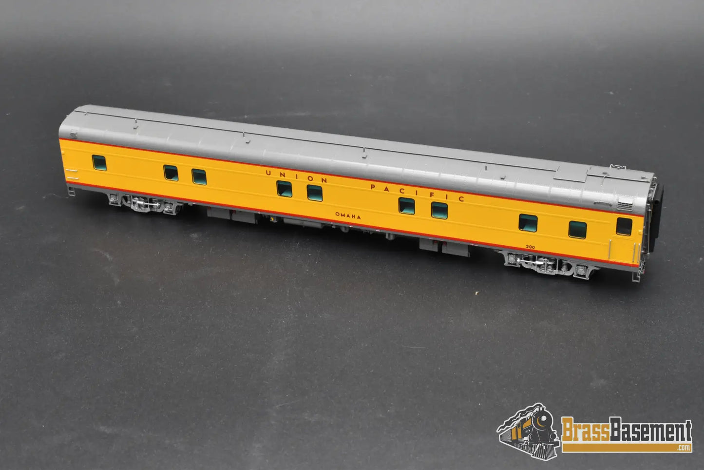 HO Brass – Overland Models UP ‘Omaha’ Sleeper #200 – F/P – Mint HO Brass Passenger Car