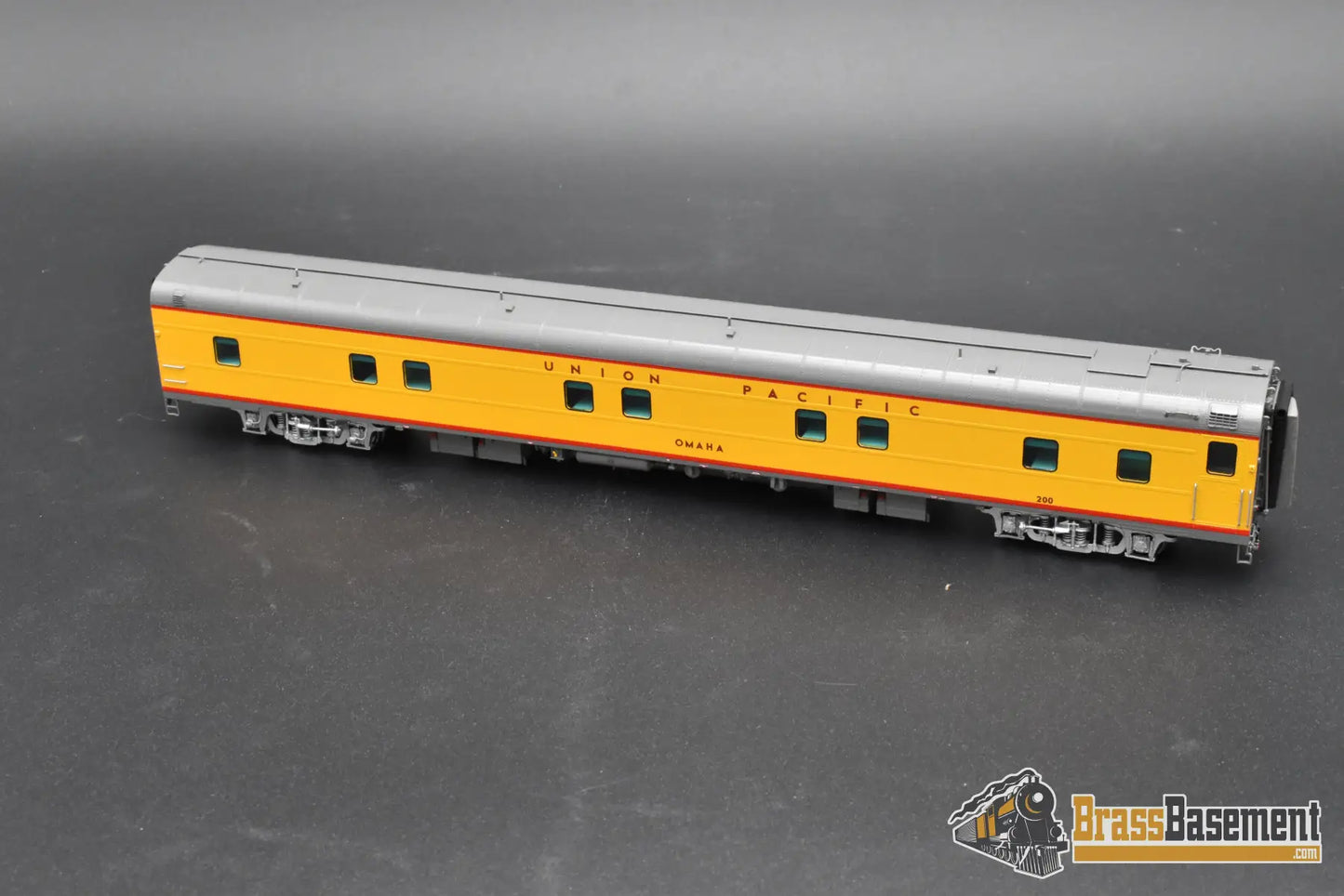 HO Brass – Overland Models UP ‘Omaha’ Sleeper #200 – F/P – Mint HO Brass Passenger Car