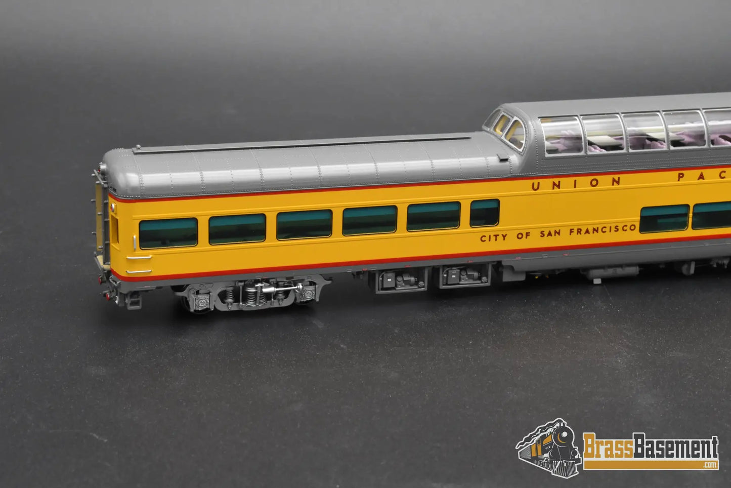 HO Brass – Overland Models UP ‘City of San Francisco’ Dome Lounge #9009 – F/P – Mint HO Brass Passenger Car