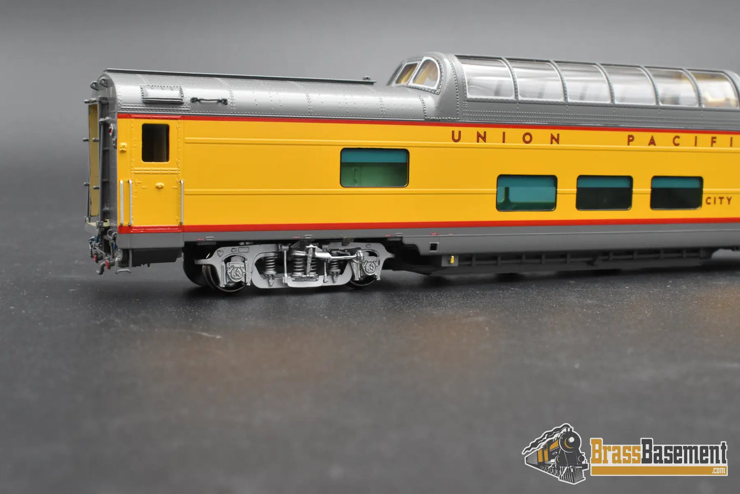 HO Brass – Overland Models UP ‘City of San Francisco’ Dome Lounge #9009 – F/P – Mint HO Brass Passenger Car
