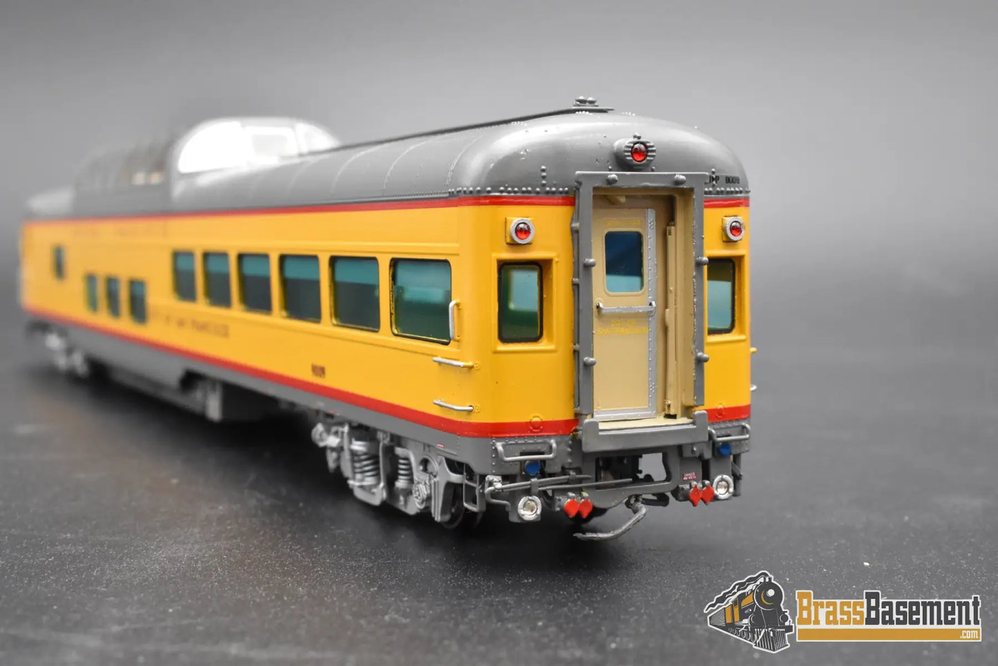 HO Brass – Overland Models UP ‘City of San Francisco’ Dome Lounge #9009 – F/P – Mint HO Brass Passenger Car
