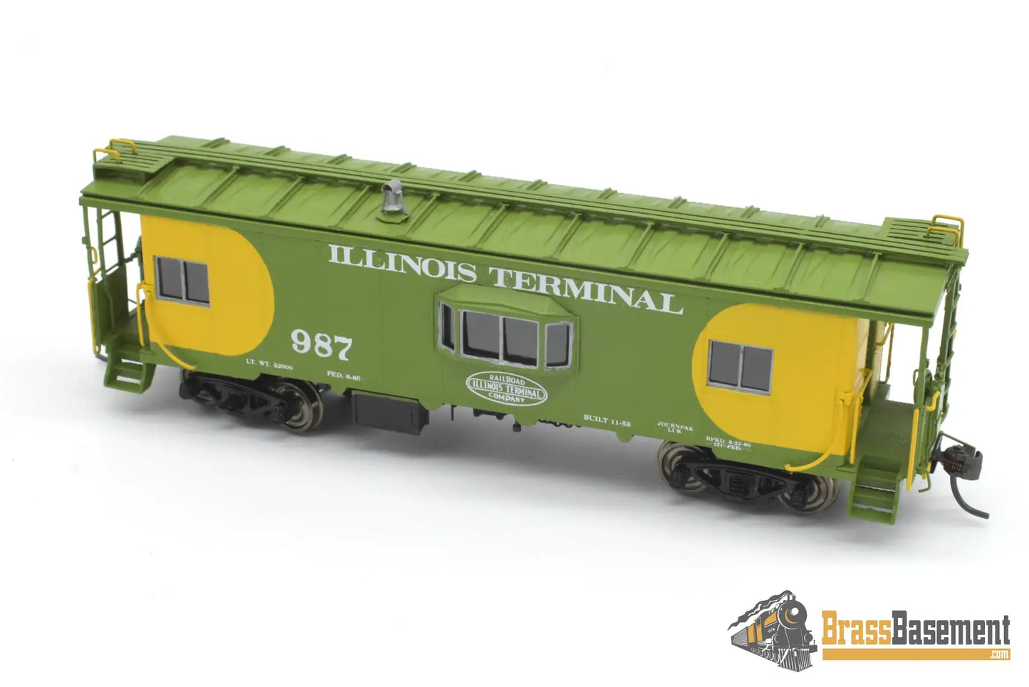 HO Brass - OMI 3866.1 Illinois Terminal Bay Window Caboose #987 - Mint CPOMI Caboose