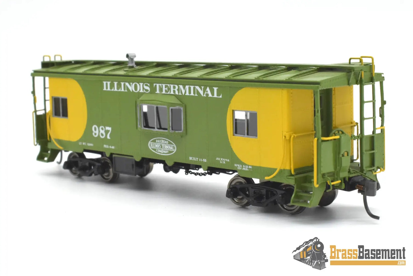 HO Brass - OMI 3866.1 Illinois Terminal Bay Window Caboose #987 - Mint CPOMI Caboose