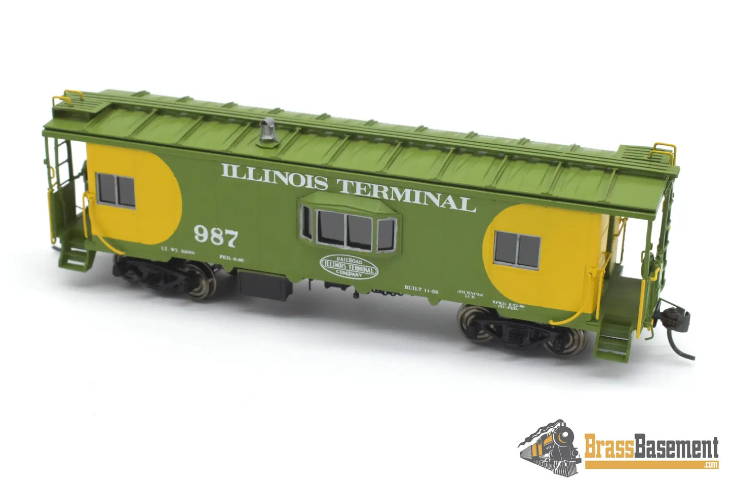 HO Brass - OMI 3866.1 Illinois Terminal Bay Window Caboose #987 - Mint CPOMI Caboose