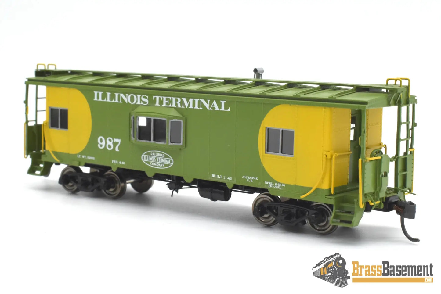 HO Brass - OMI 3866.1 Illinois Terminal Bay Window Caboose #987 - Mint CPOMI Caboose