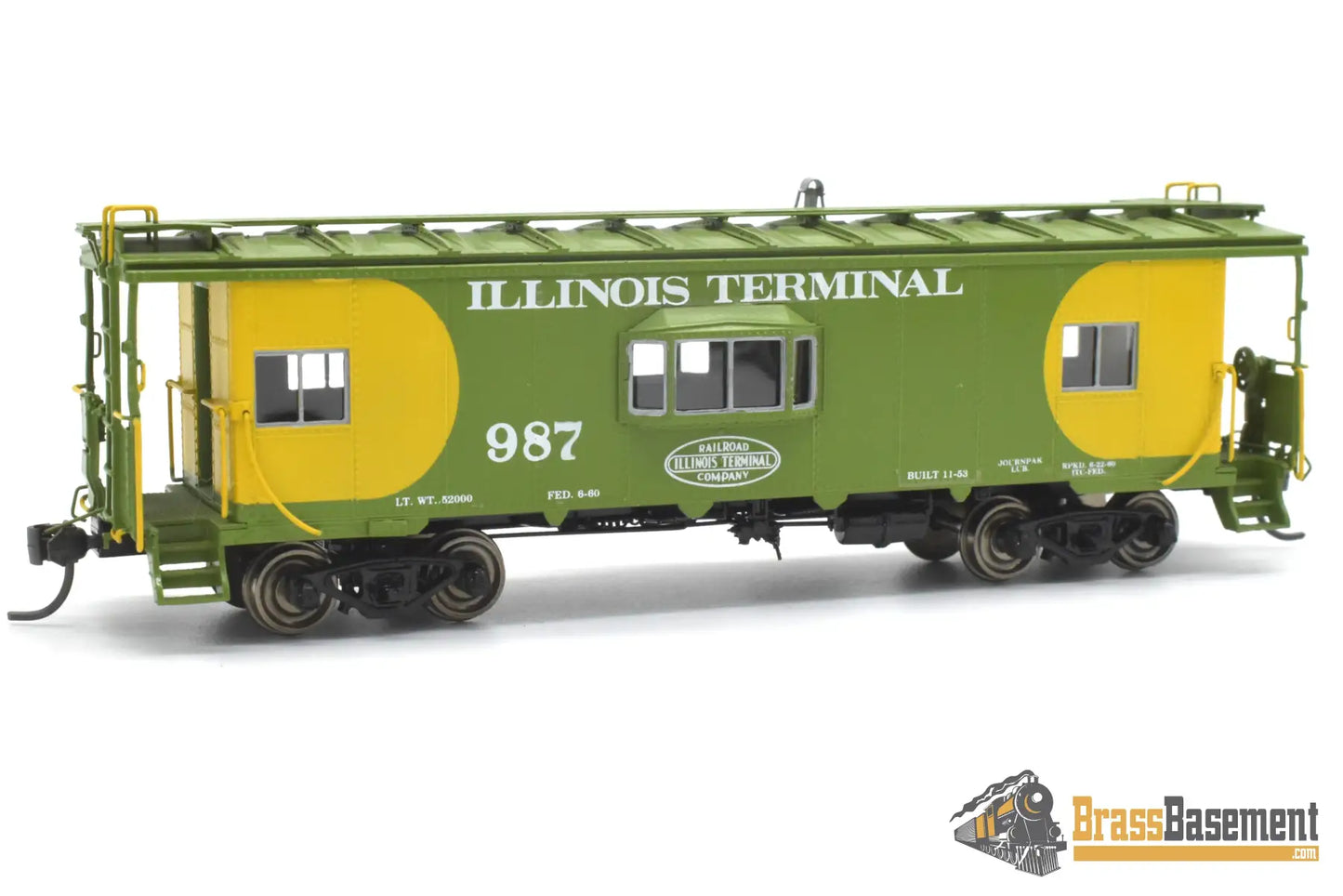 HO Brass - OMI 3866.1 Illinois Terminal Bay Window Caboose #987 - Mint CPOMI Caboose