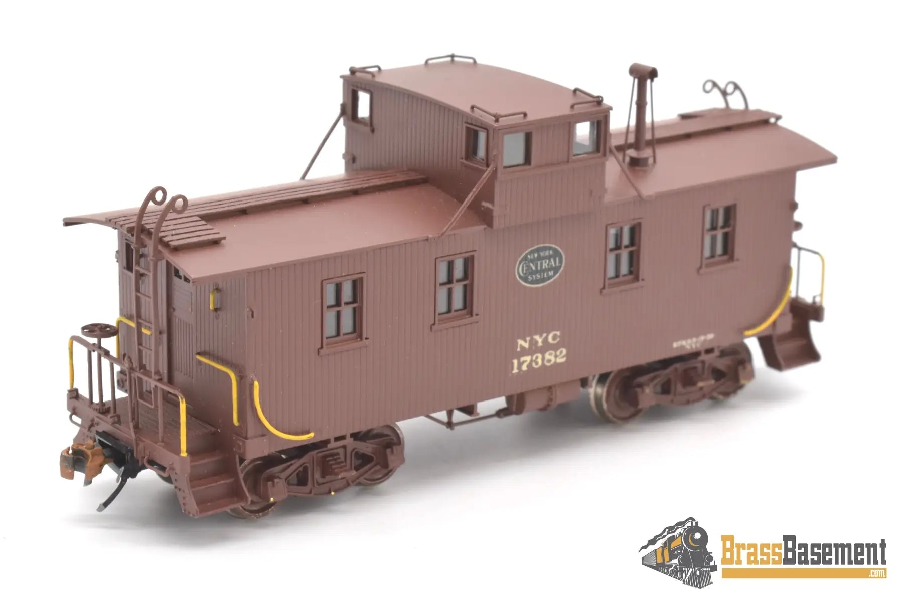 Ho Brass - Omi 3884 New York Central Nyc Wood Sheathed Caboose #17382 C/P