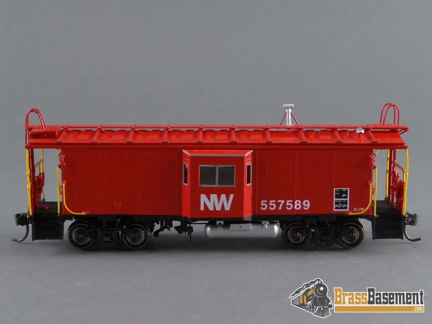 HO Brass - OMI 3890.1 N&W Norfolk & Western Bay Window B-W Caboose - FP Red 1994 Caboose