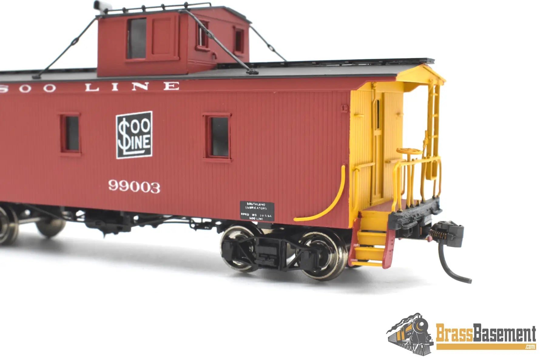 HO Brass - OMI 3920.1 Soo Line Wood Sheath Caboose #99003 - F/P Red Caboose