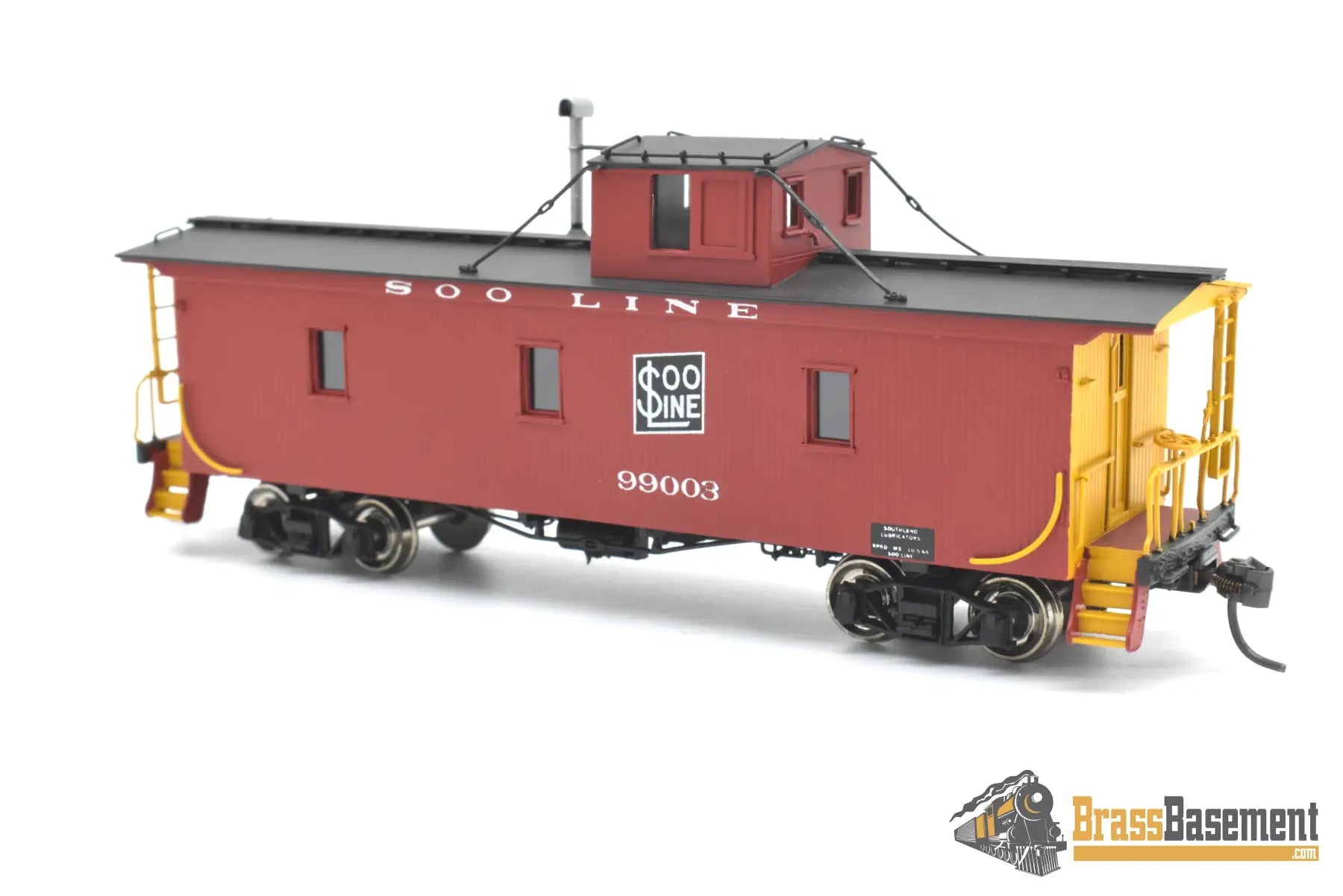 HO Brass - OMI 3920.1 Soo Line Wood Sheath Caboose #99003 - F/P Red Caboose
