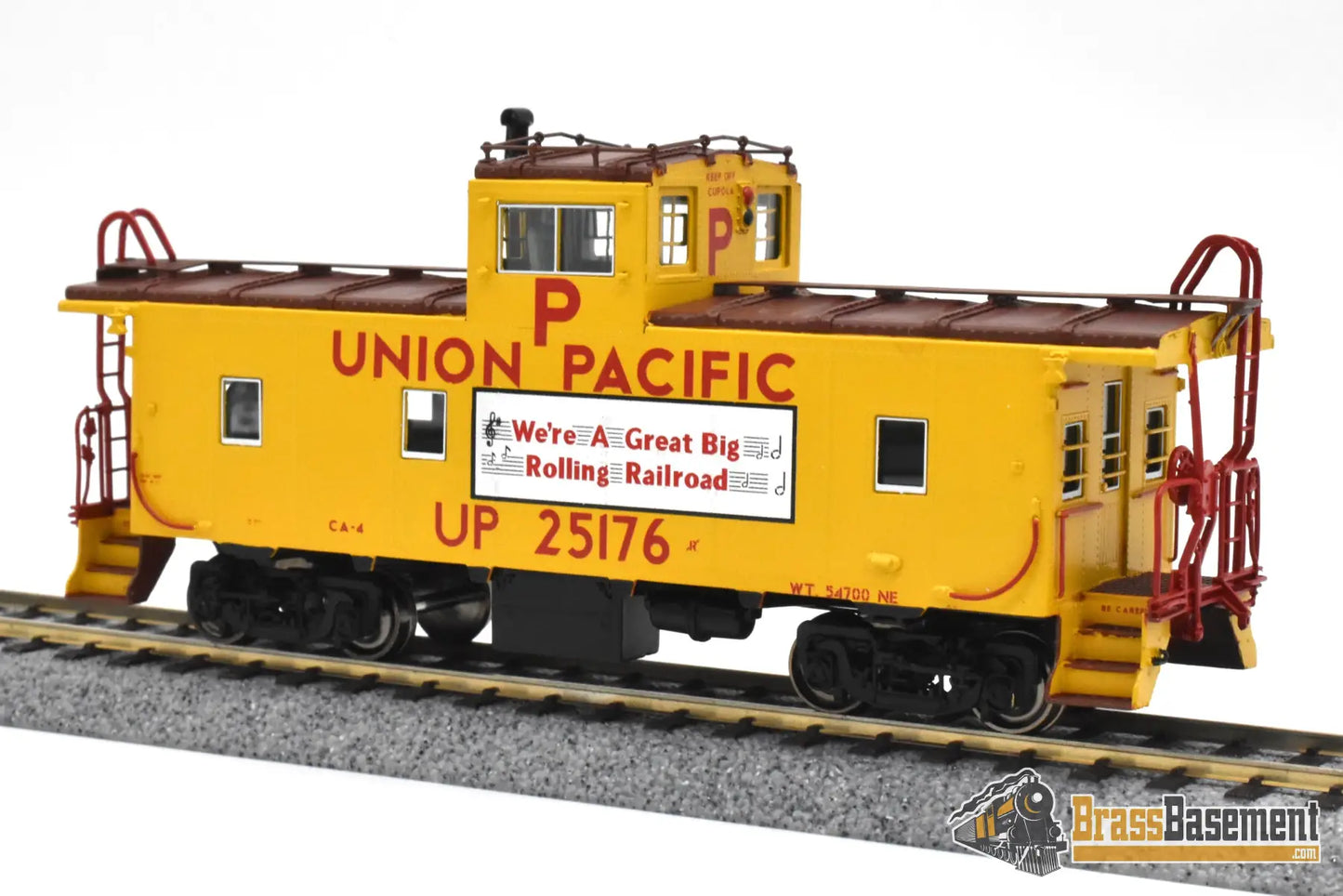 HO Brass OMI 3971.8 Union Pacific UP CA 4 Caboose #25176 GSI Trucks MINT Caboose