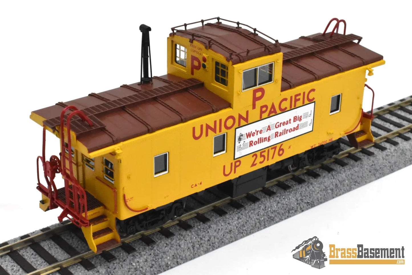 HO Brass OMI 3971.8 Union Pacific UP CA 4 Caboose #25176 GSI Trucks MINT Caboose