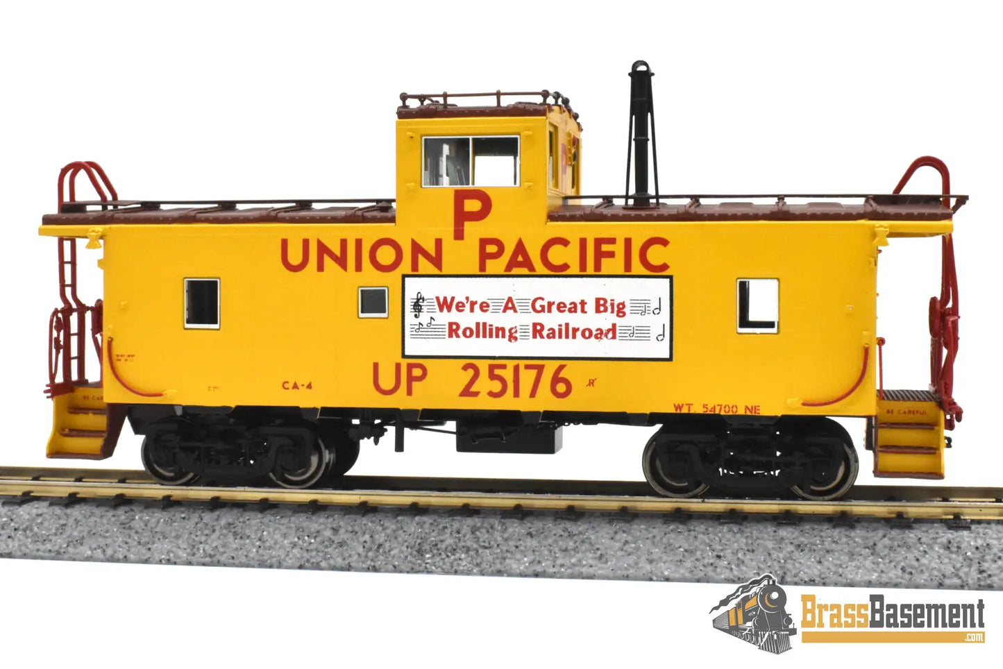 HO Brass OMI 3971.8 Union Pacific UP CA 4 Caboose #25176 GSI Trucks MINT Caboose
